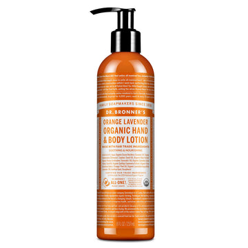 ORGANIC HAND & BODY LOTION Orange Lavender [8 oz]