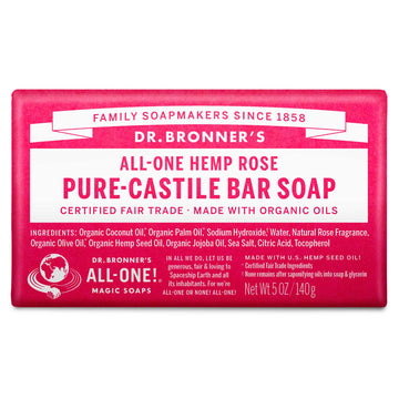 PURE-CASTILE BAR SOAP Rose [5 oz]